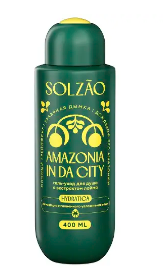 фото упаковки Solzao amazonia in da city гель-уход для душа