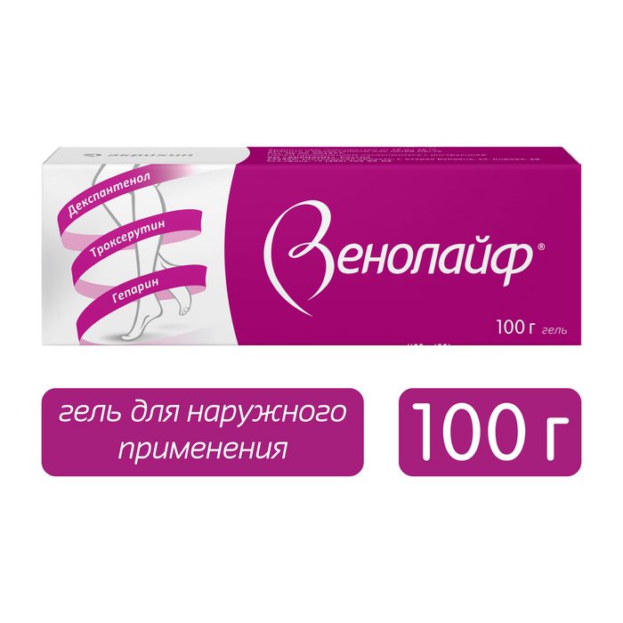 Венолайф, гель для наружного применения, 100 г, 1 шт.