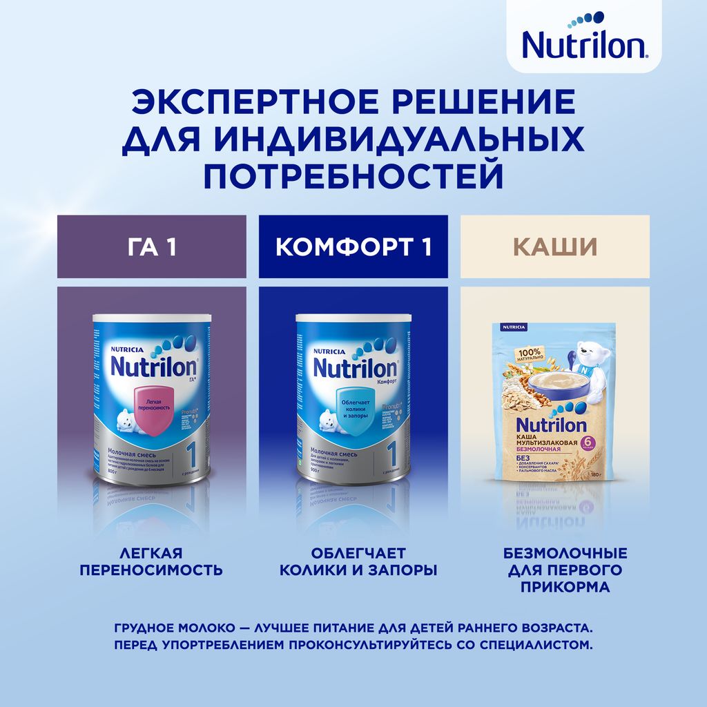 Nutrilon 1 Premium, смесь молочная сухая, 1200 г, 1 шт.