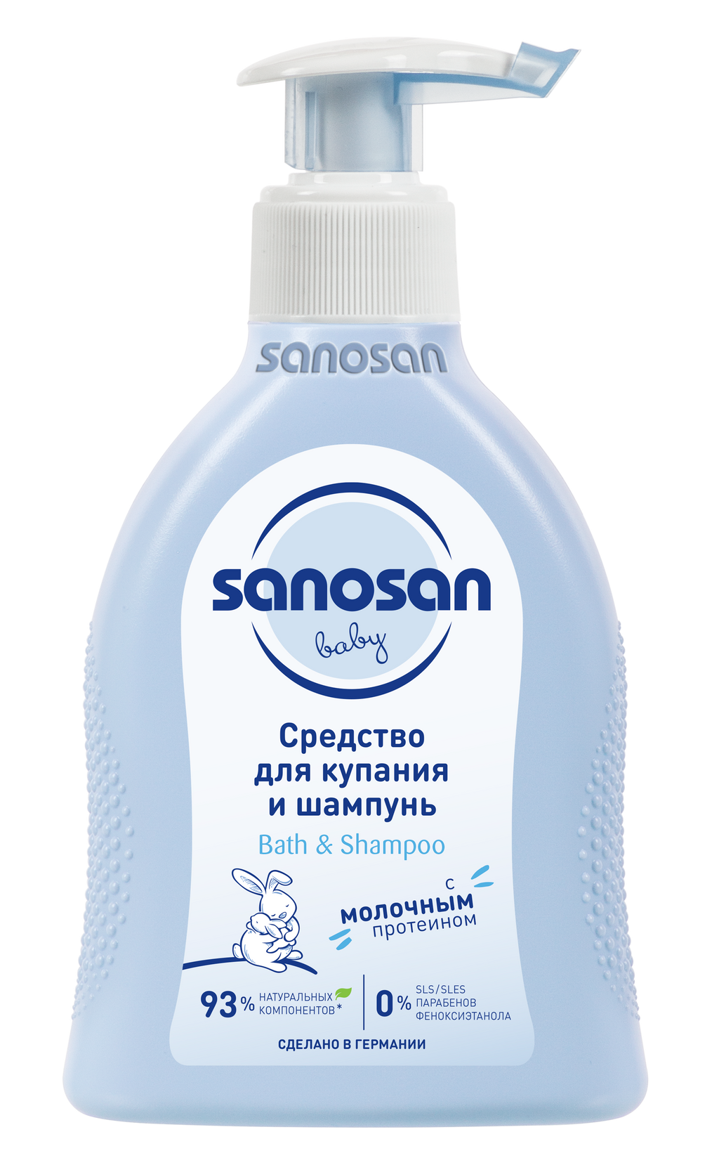 фото упаковки Sanosan Baby Средство для купания и шампунь