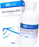 Кетопрофен-ЛОР, 16 мг/мл, раствор для местного применения, 200 мл, 1 шт.