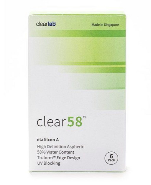 ClearLab Clear 58 Линзы контактные, -2.00, 8.3, 6 шт.