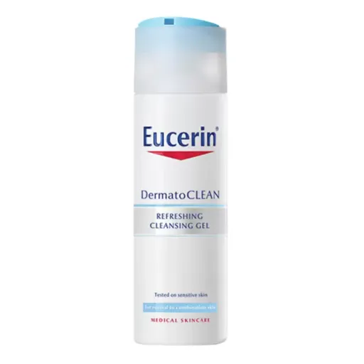 Eucerin DermatoClean Гель для умывания освежающий, гель для умывания, очищающий, 200 мл, 1 шт.